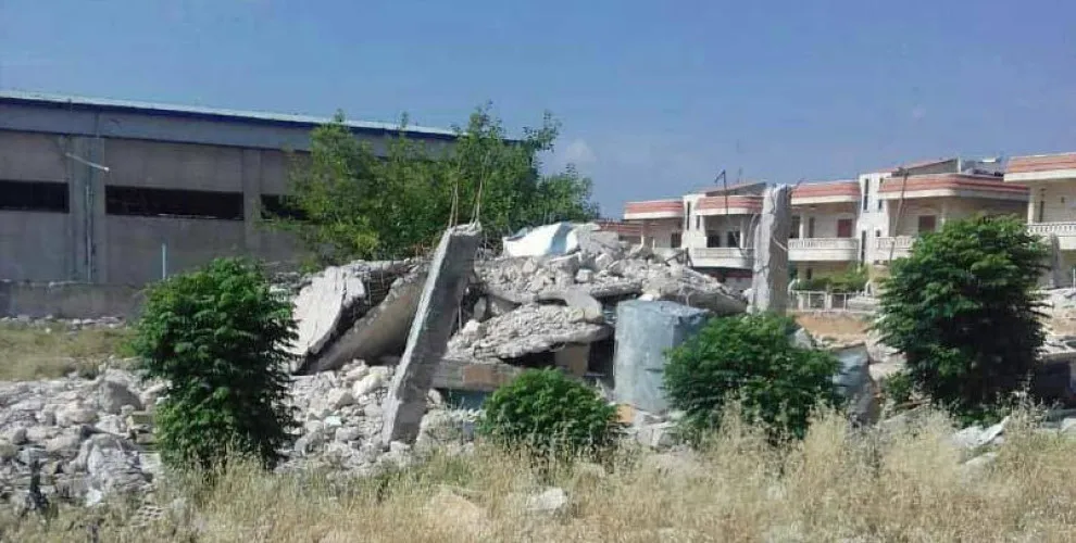Yazidi Union Center in Afrin blasted