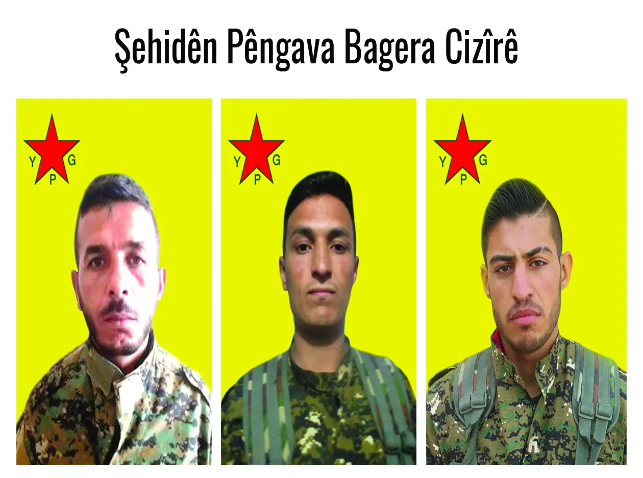 YPG disclosed al-Jazeera Tempest’s 3 martyrs’ record