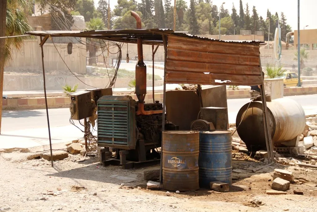 Al-Hasakah people complain about problems of private generators