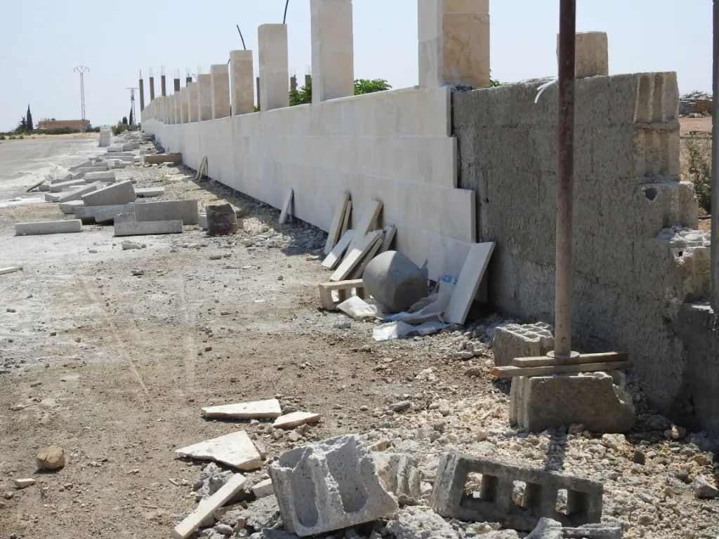 Martyrs' Families Foundation in Girê Spî build martyr's shrine Mahmoud Toma