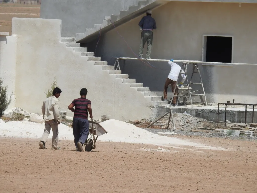 Martyrs' Families Foundation in Girê Spî build martyr's shrine Mahmoud Toma