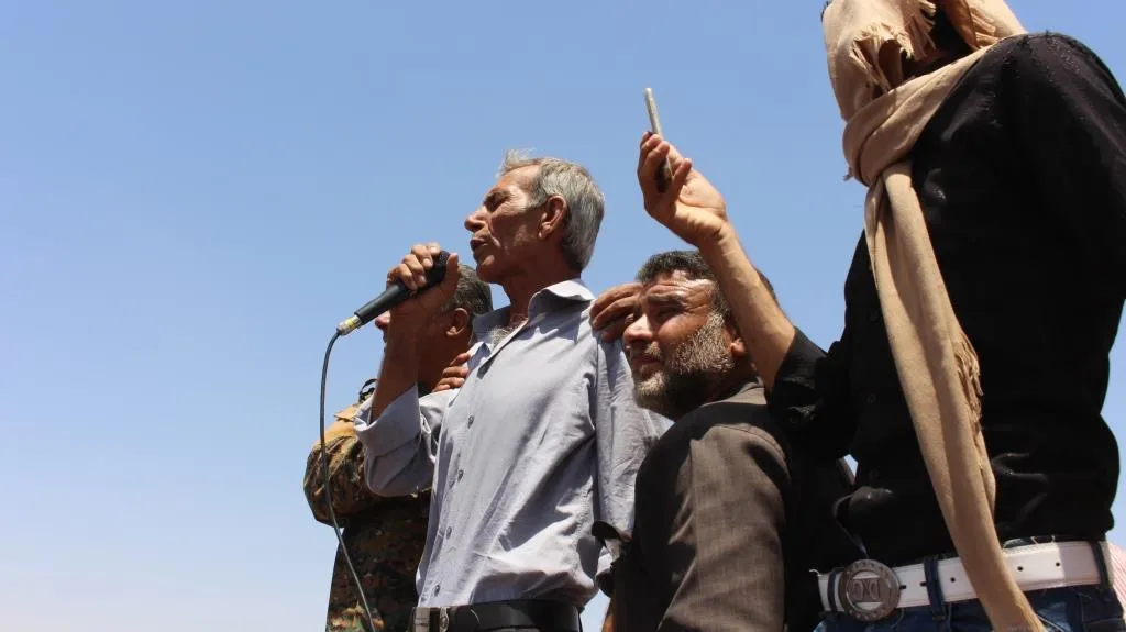Tel Hamis bid farewell 3 martyrs