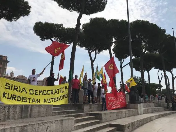 Sit-in in Italy condemned violations of Turkish occupation