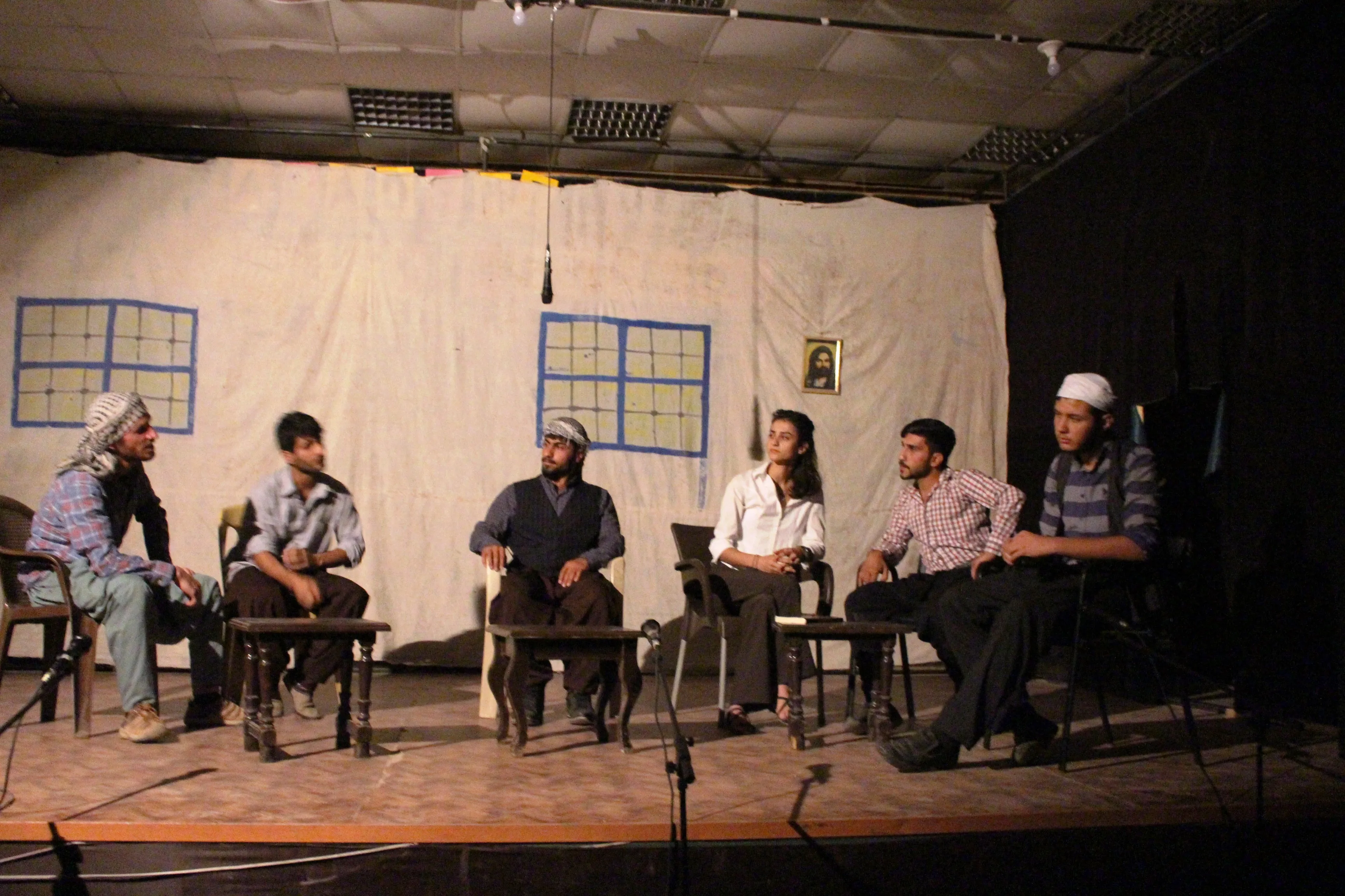 "Searching for Truth" play presented in Tirbê Sipîyê titled