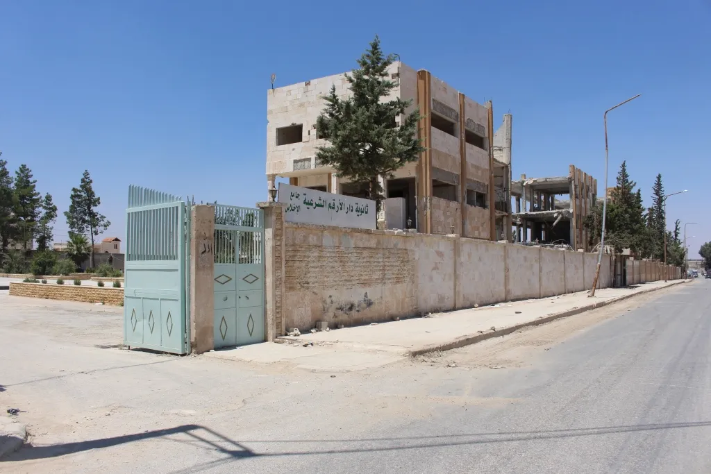 Reconstruction, restoration of al-Shariah School in Manbij
