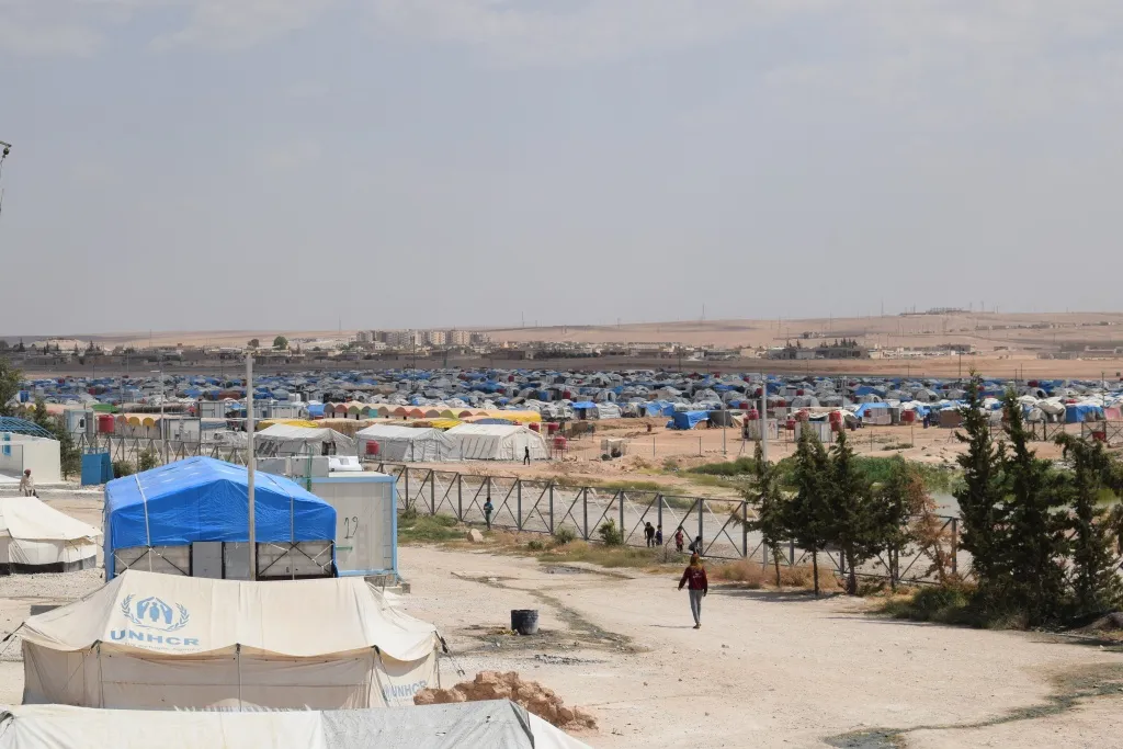 Ain Issa camp; interdependent social system,