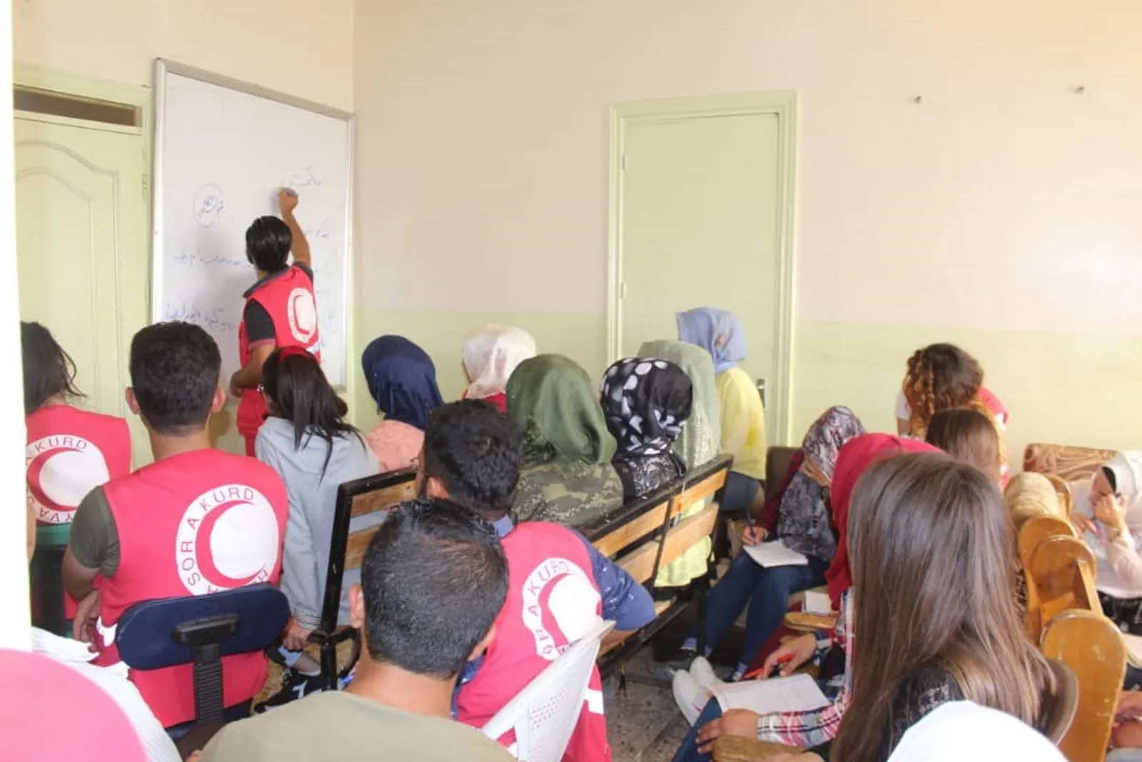 Kurdish Red Crescent ended another training course in al-Shahba