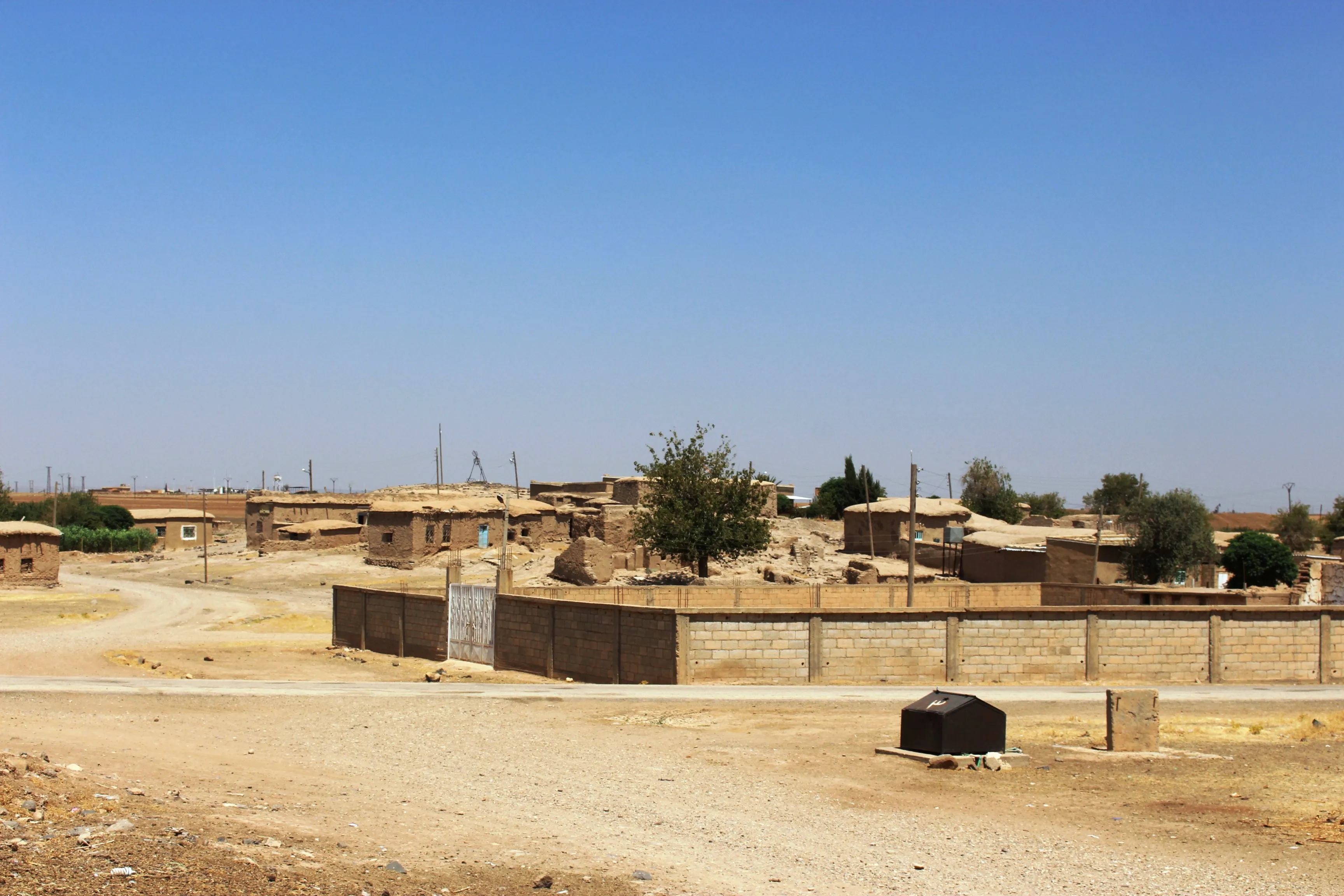 Yazidi village, victim of Turkish violations