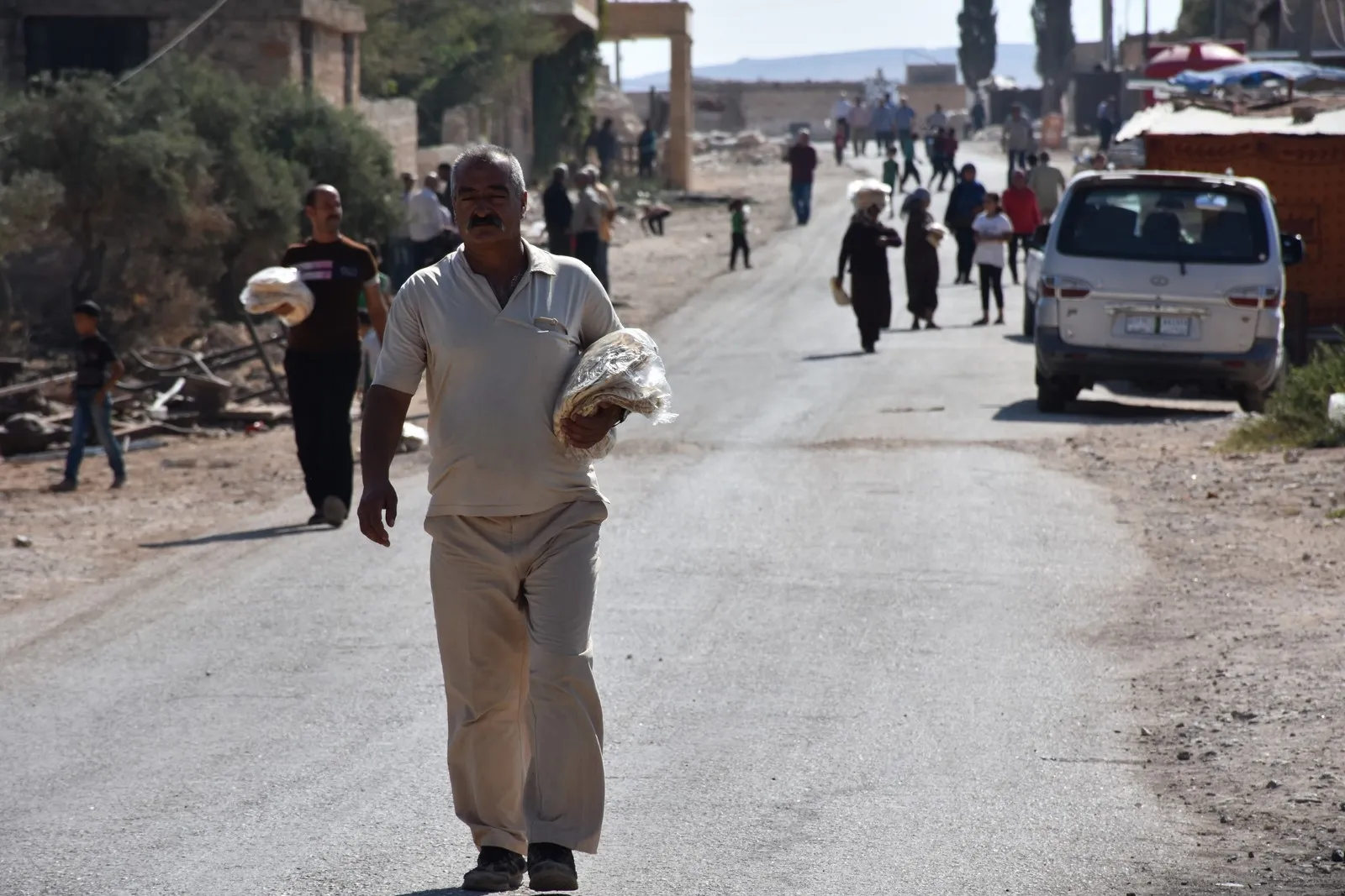People of Afrin revive life of Tal Shaeir insisting on continuation of resistance
