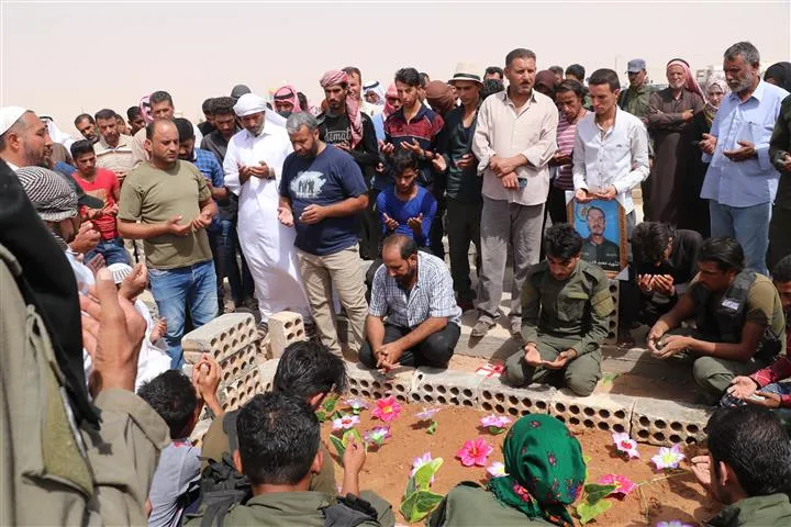 Martyr Mohammed Awsej buried in al-Shadadi