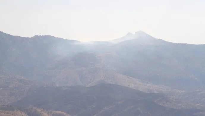 Fire broke out in Judy Mount