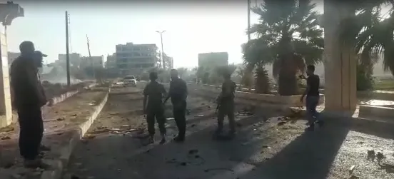 Booby-trapped vehicle exploded in Afrin