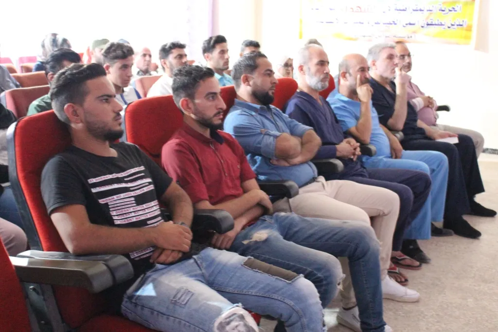 Lecture given on dangers of drug in Manbij
