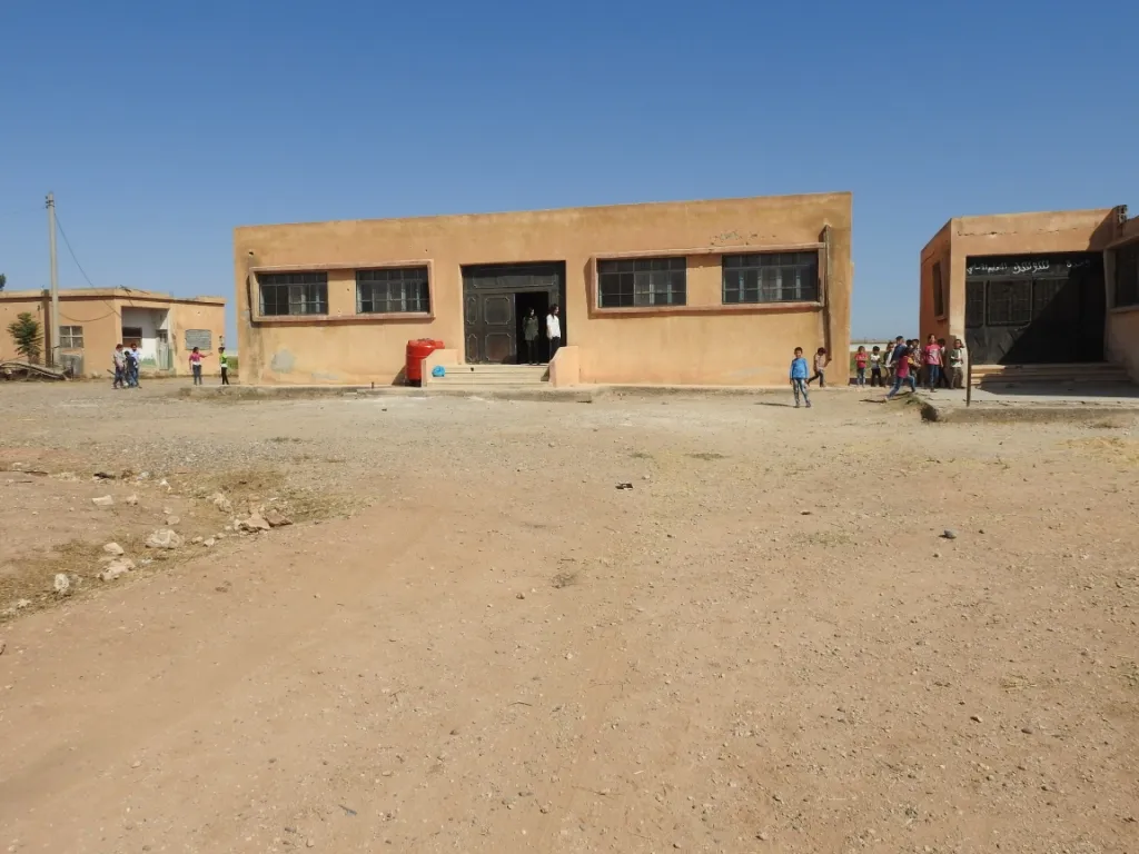 Turkish army targeted school west of Tel Abyad