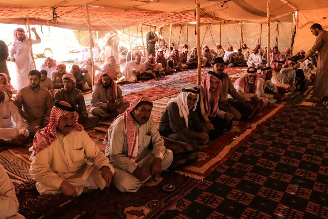 ISF meet with  sheikhs of tribes to cooperate in maintaining security of area