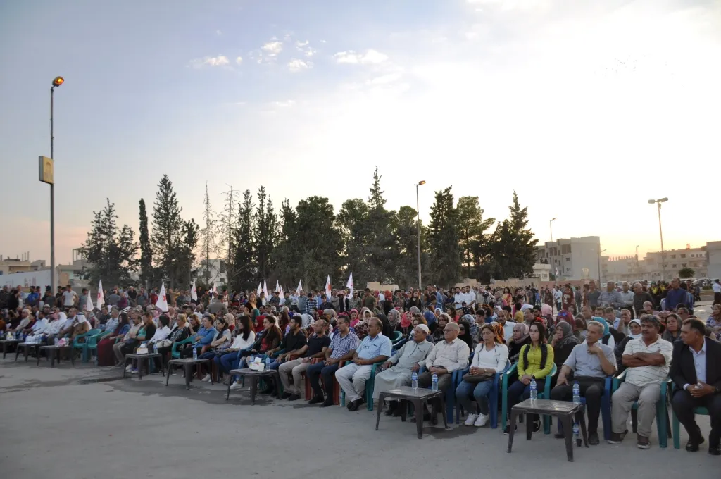 Celebrating PYD’s establishment anniversary in Kobanî