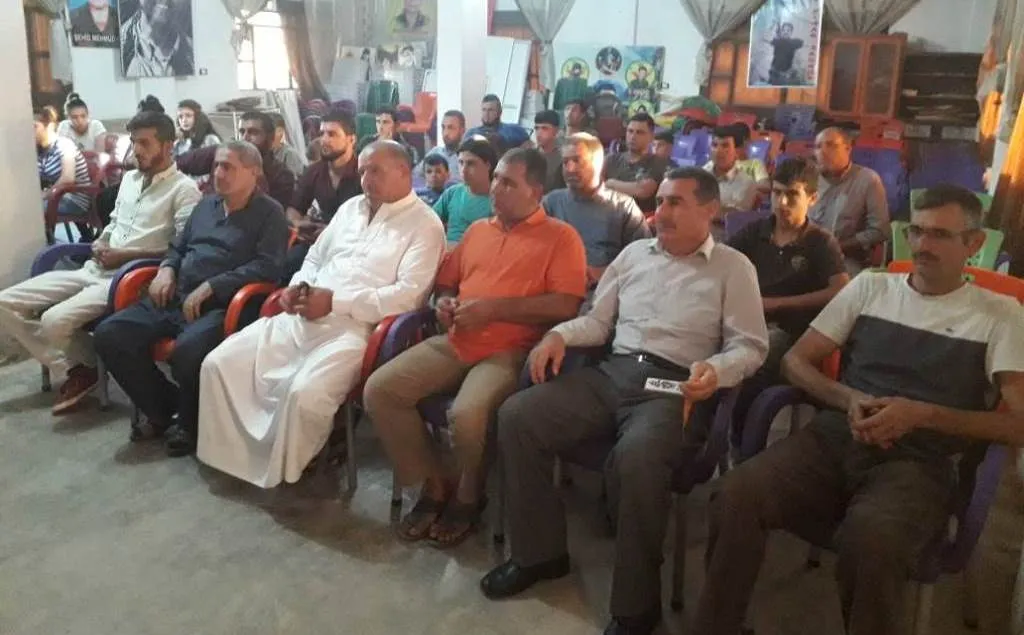 Armenian youths in Zerkan organized their ranks