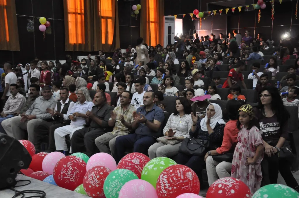 1st Day of children's festival in Kobanî concluded