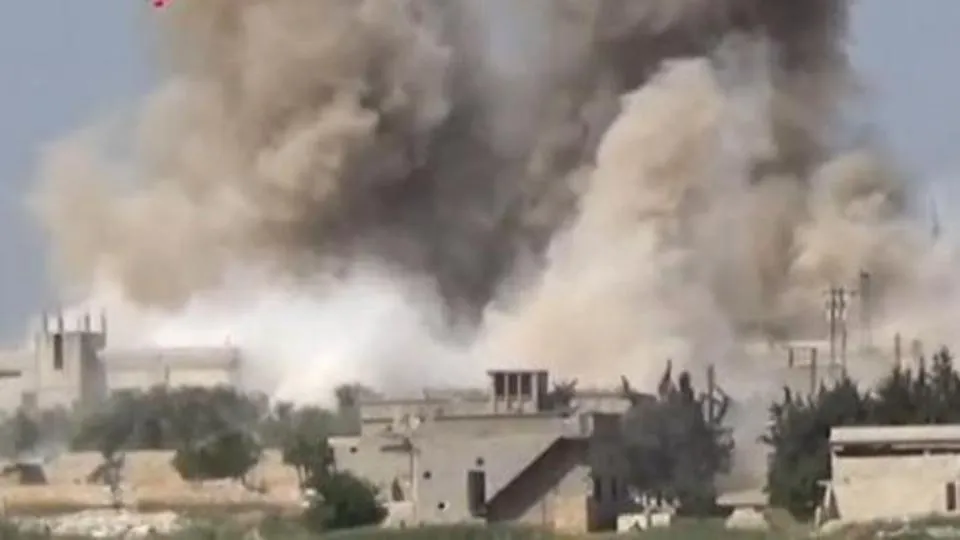 Israel bombard Iranian military positions near Hama of Syria