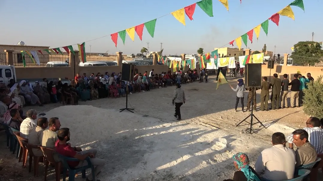 Vast participation .... opening Abu Kharaz Council.