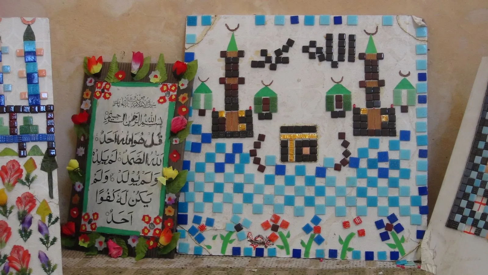 He takes from houses' ruins paintings shows brutality of Turkish occupation