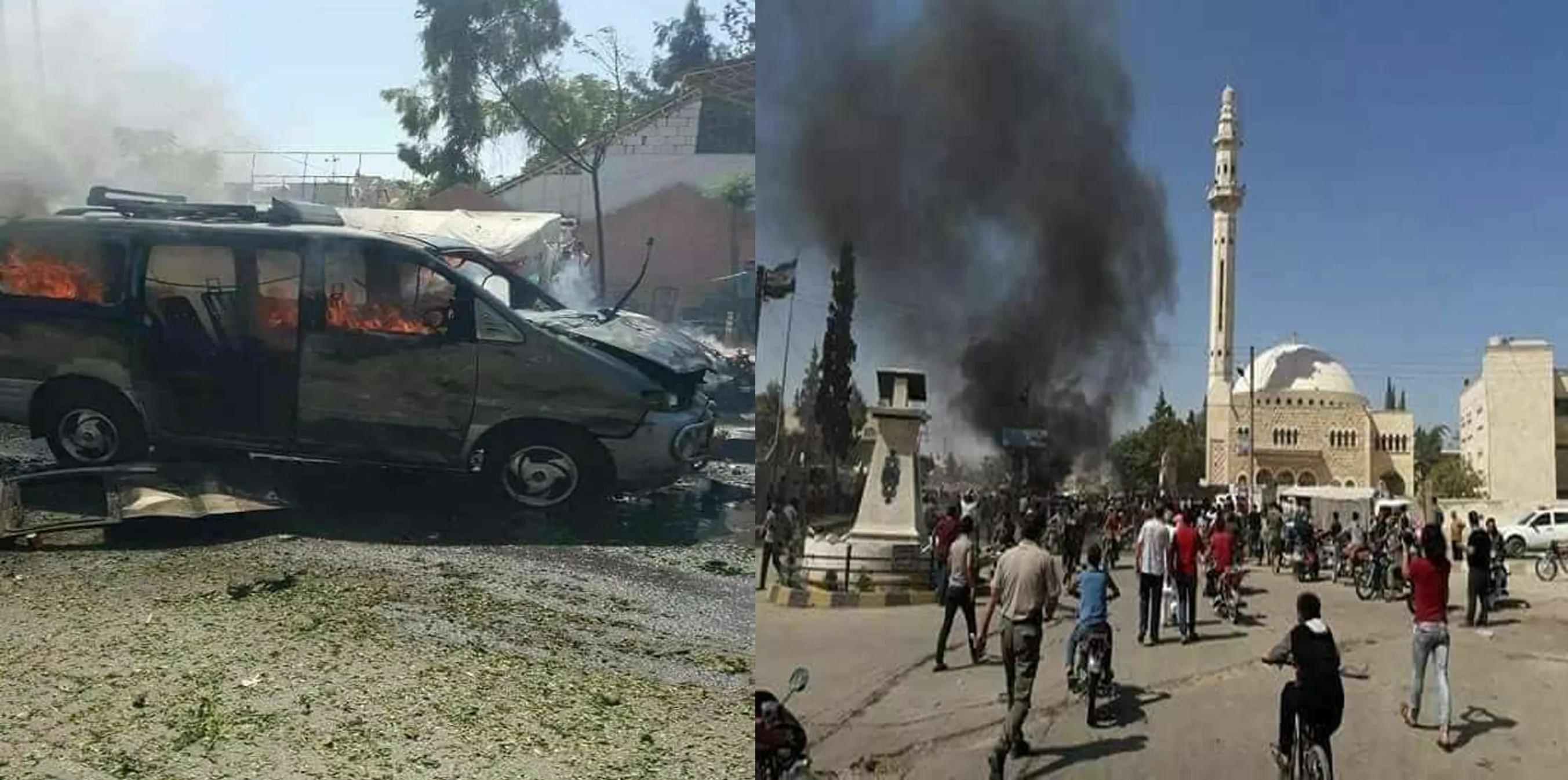 Explosion in Azaz targeting meeting of Turkish occupation army with clan elders