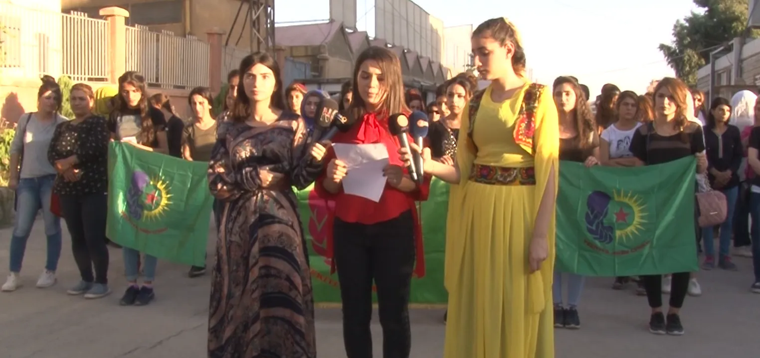 Young women denounced international conspiracy against Ocalan