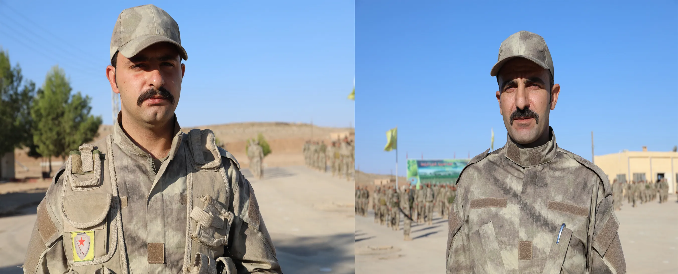 Lieutenants Ahmed, Hani who were cheated by Peshmerga Rojava