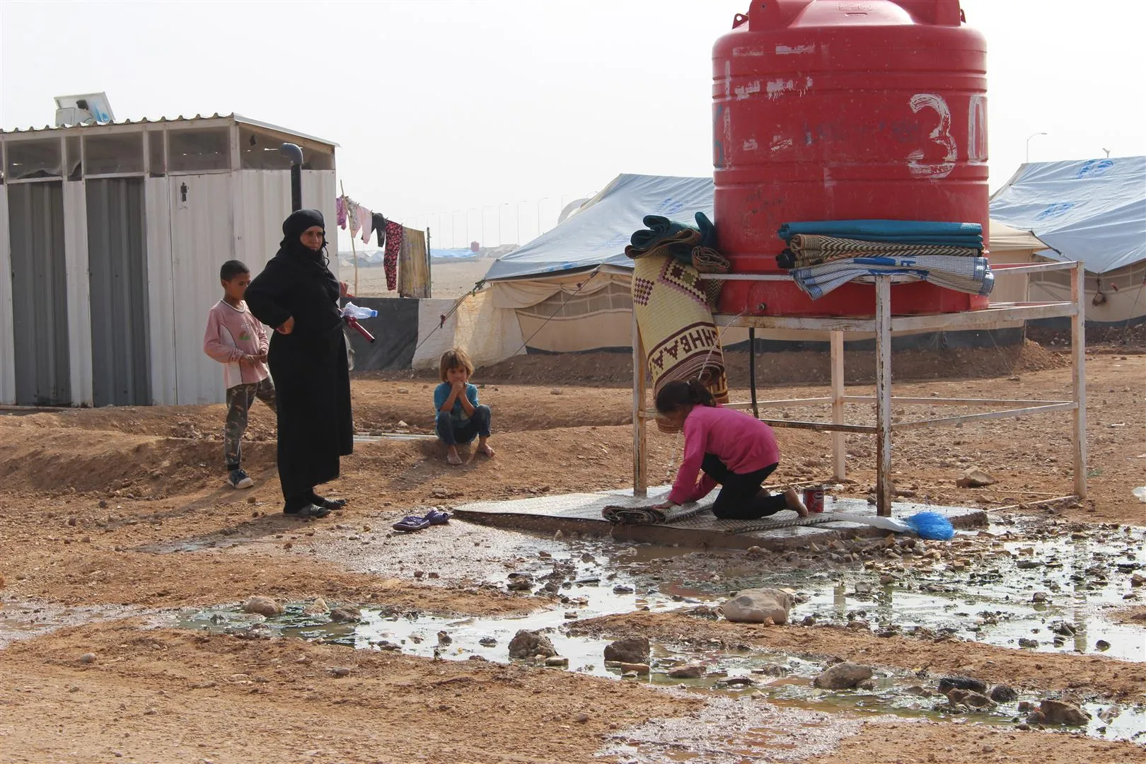 Arisha camp ... Between winter's horrors, orgs' inaction