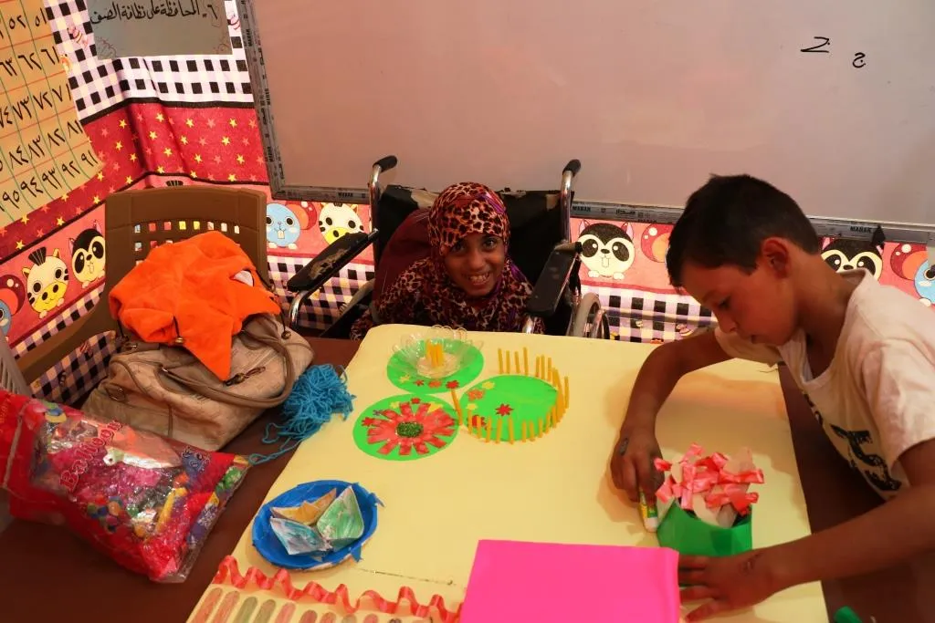 Alwan Center embracing children of Abu Khashab camp