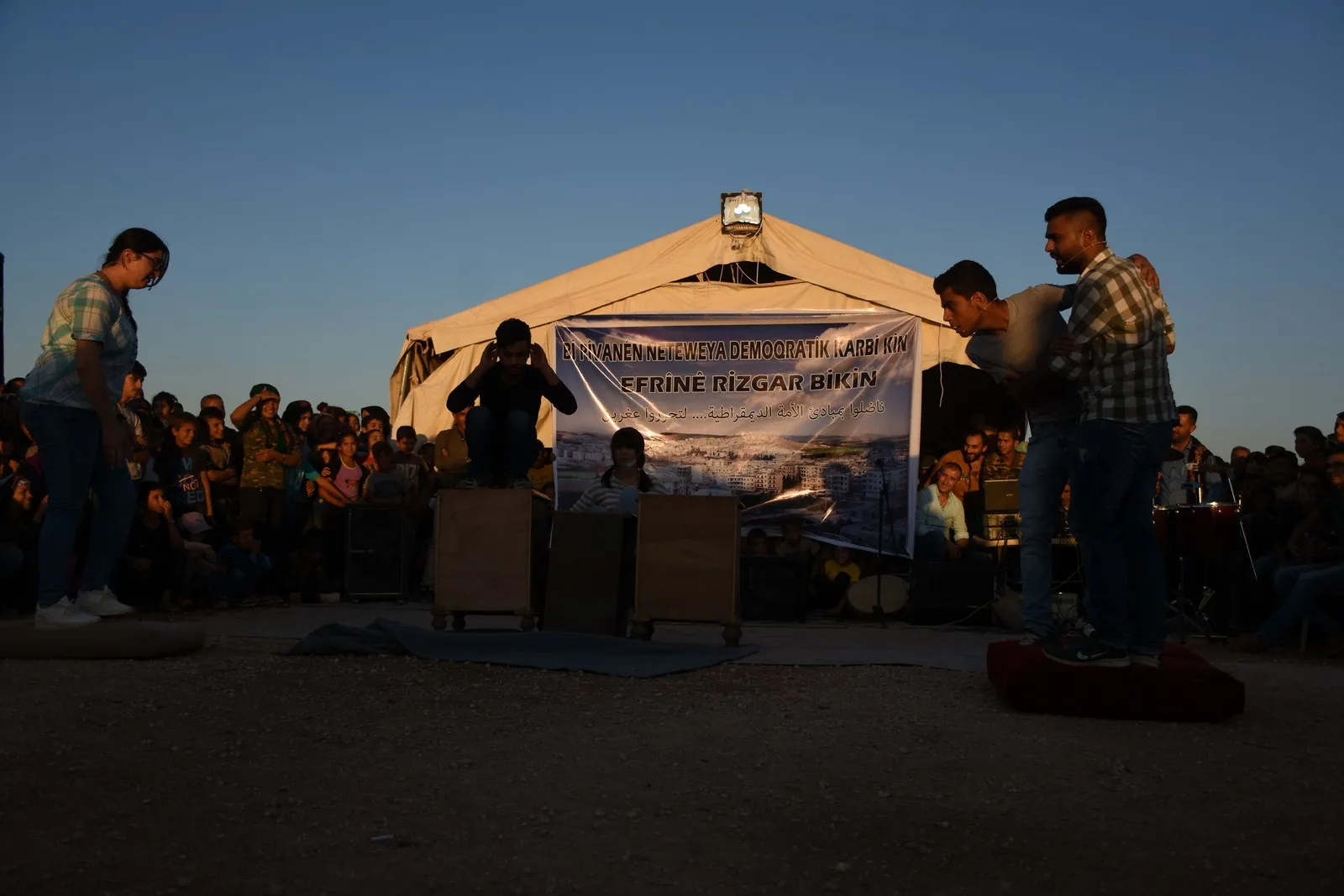 Artistic performances summed up what Afrin was exposed to