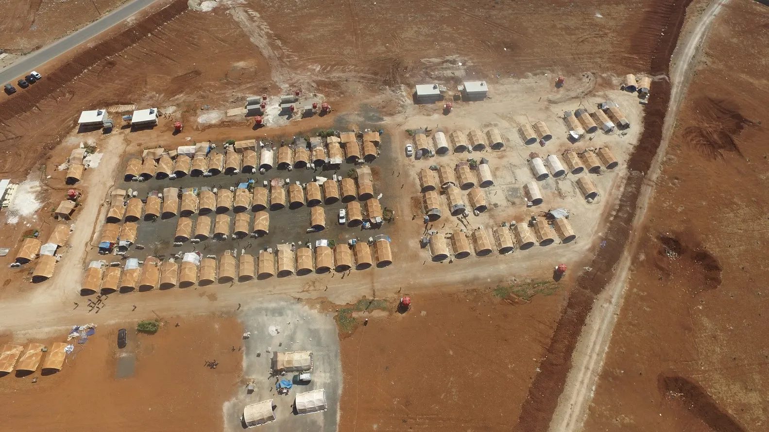 Afrin camp .. Services provided according to available resources