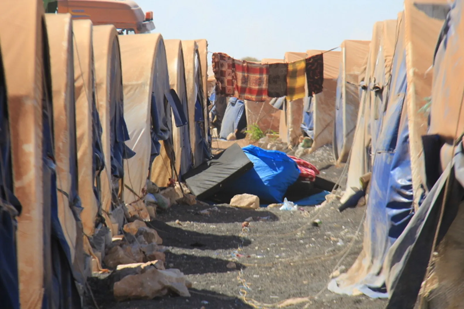 Afrin camp .. Services provided according to available resources