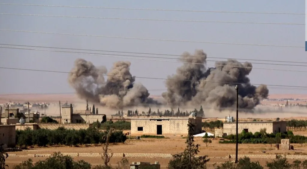 Mortar shells in demilitarized zone despite withdrawal of heavy weapons