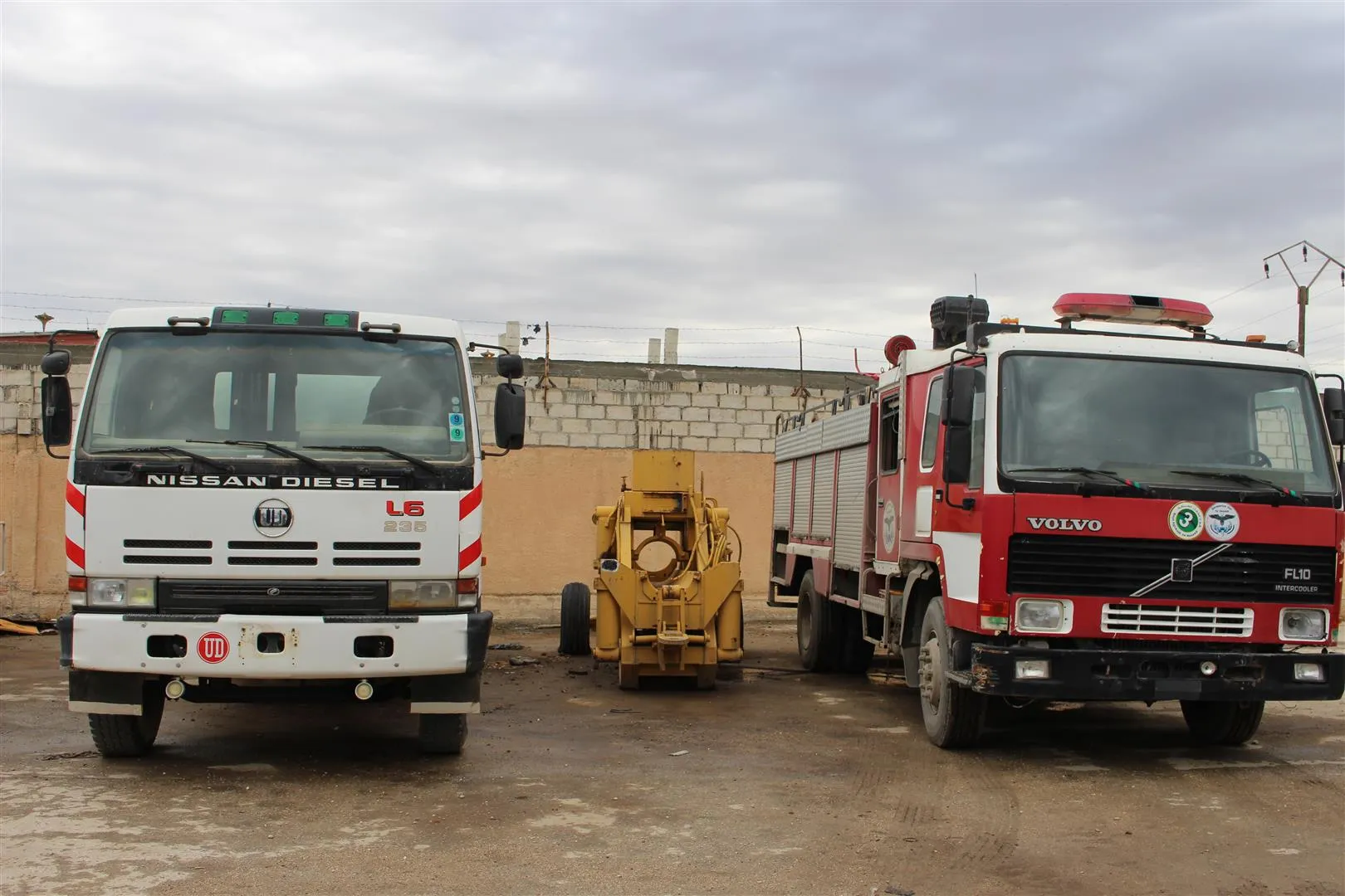 Distribution of machineries on al-Hasakah canton's municipalities