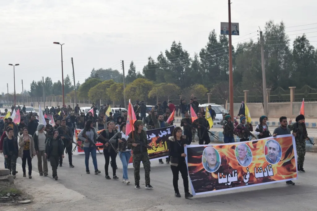 Girê Spî people condemned Turkish attacks, demanded Ocalan's freedom