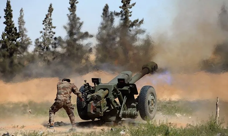 shelling escalated in "Disarmed area"