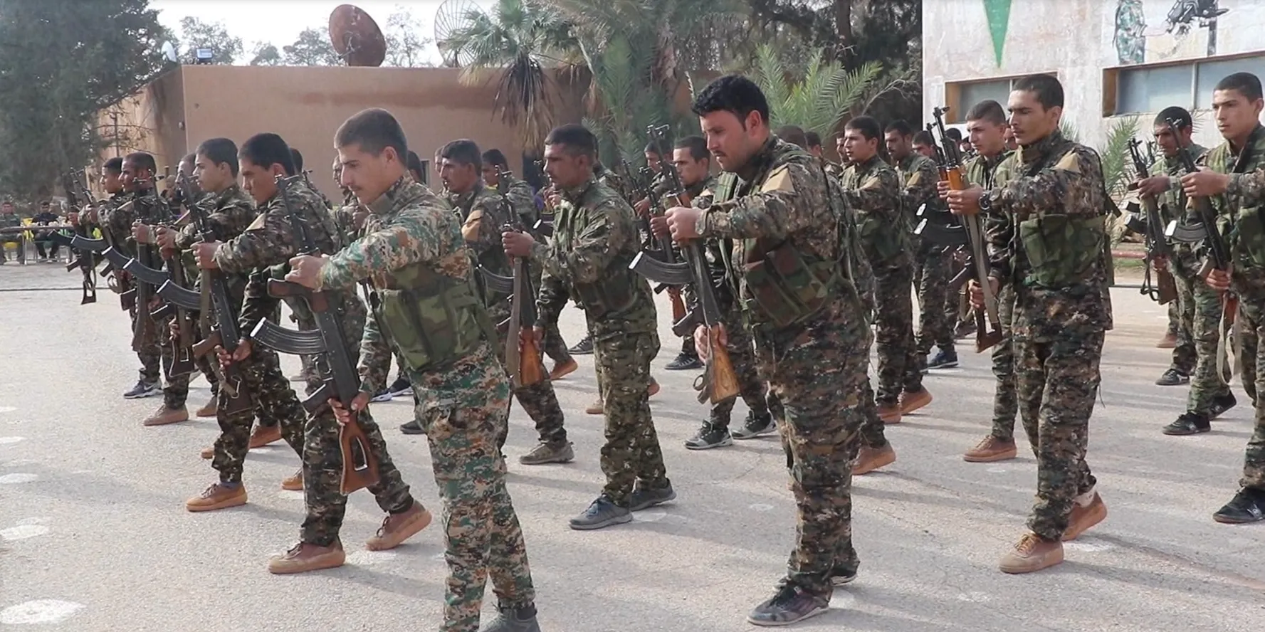 SDF's military academies opened new training courses