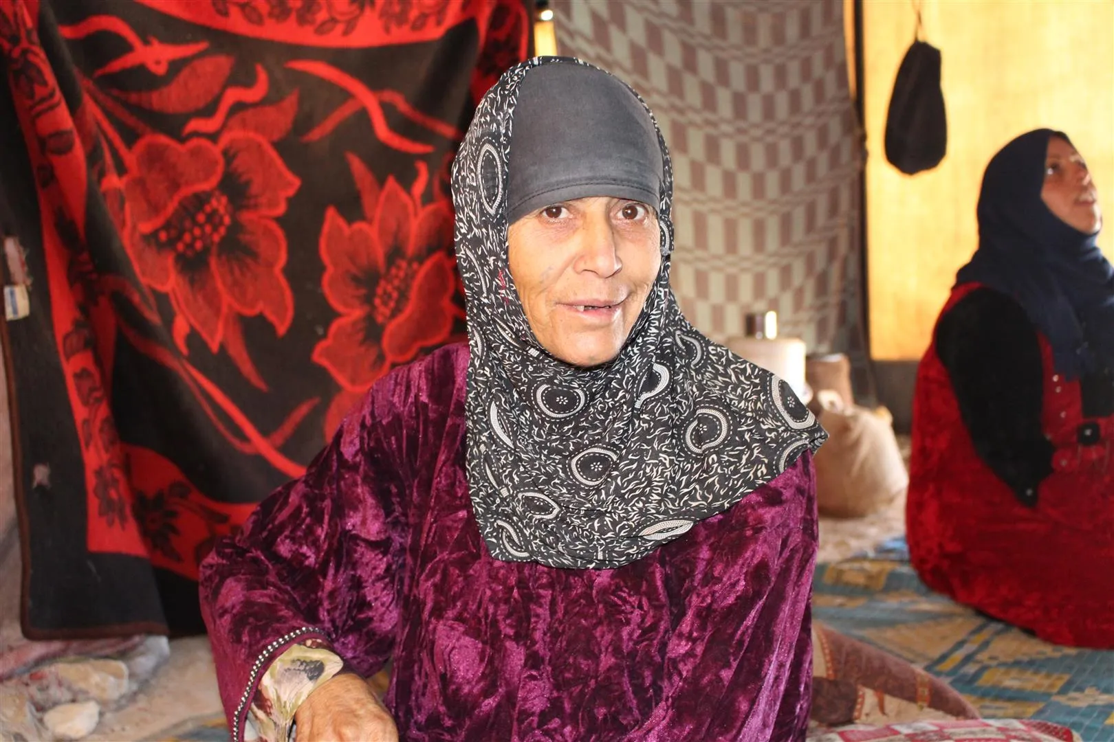 She had to work in cleaning camp to secure medicine for her sick mother
