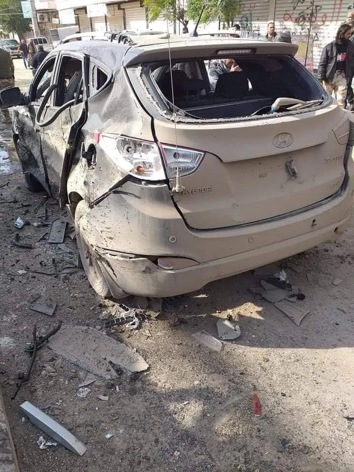 5 people injured in explosion in Afrin center