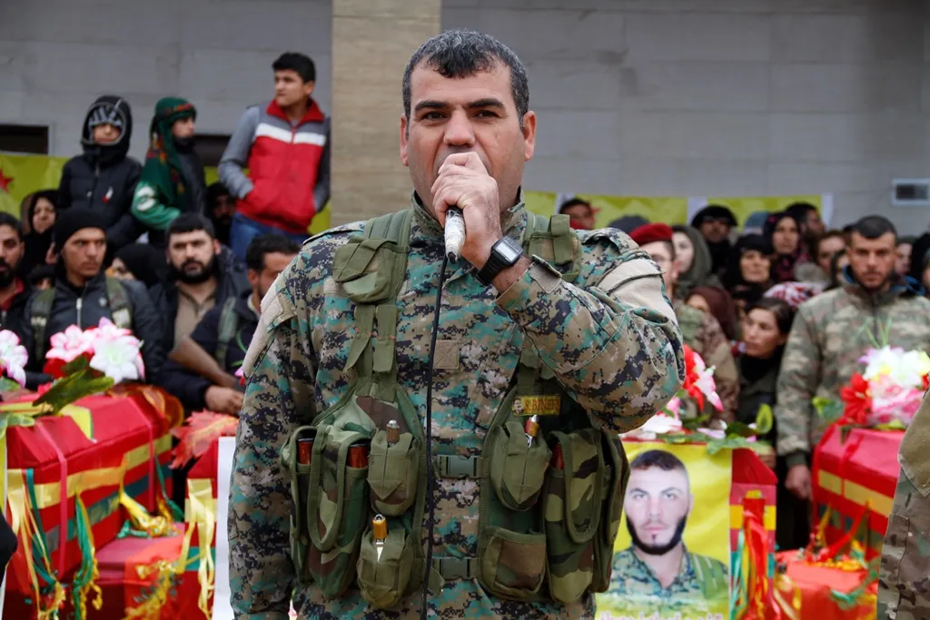 Serê Kaniyê bid farewell 10 martyrs of " Battled to defeat terrorism" 