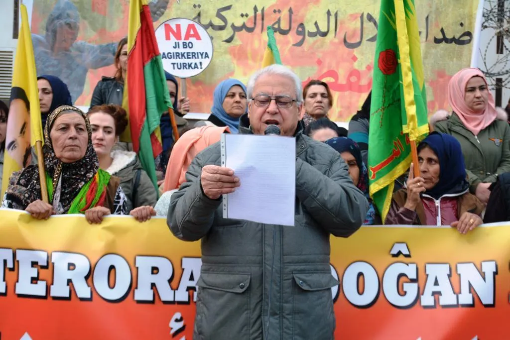 Qamishlo's demo ended by delivering statement to UN