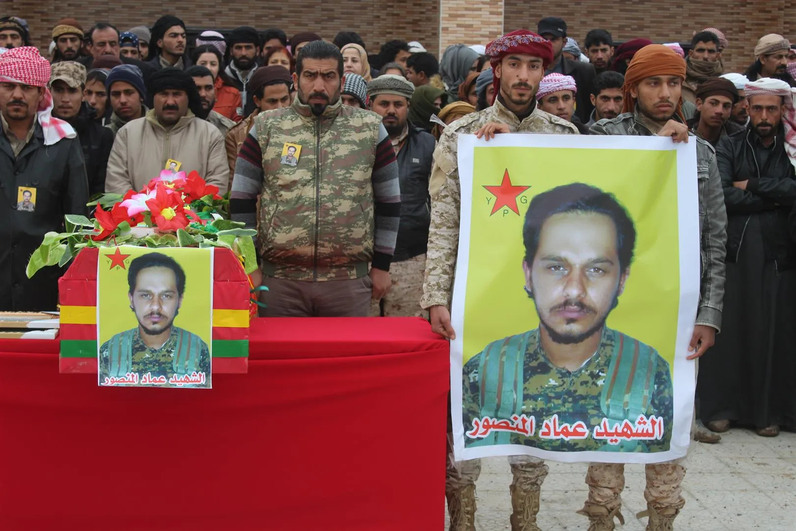 Defeating terrorism's martyr was bid farewell in Tal Koçer 