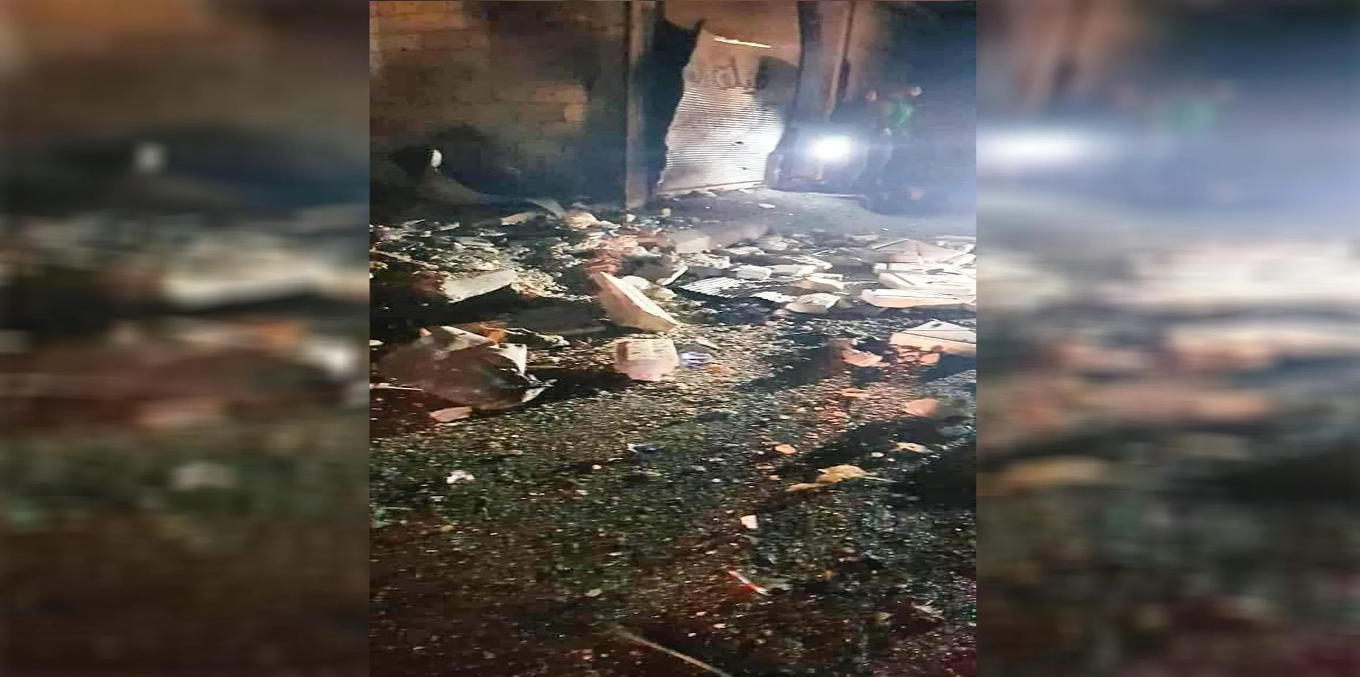 Explosive device blasted in Janders