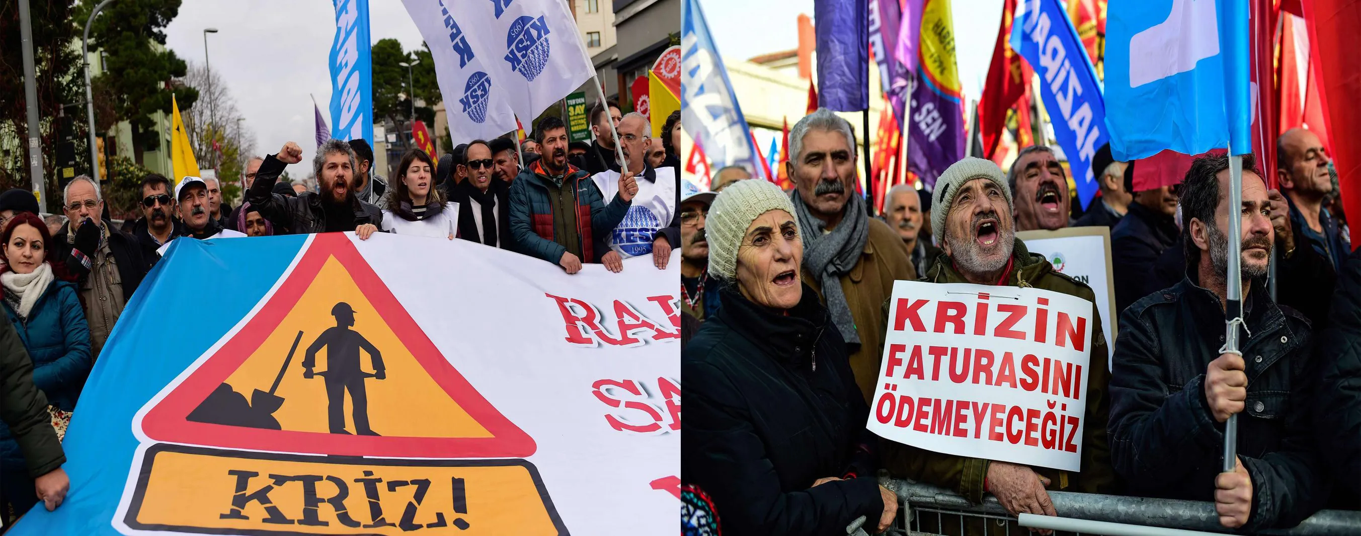 For 2nd  week, demonstration against high living in Turkey