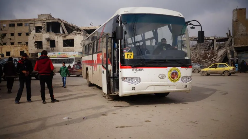 Internal Transport reduces burden on al-Raqqa  residents