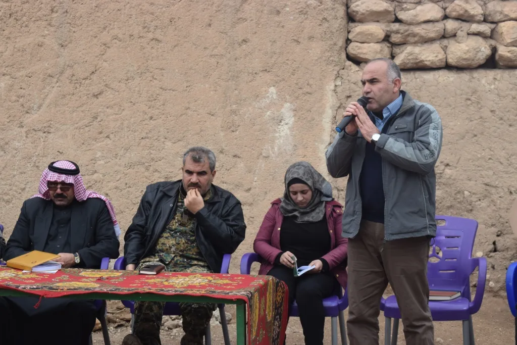 Manbij Administration meeting with residents focus on regional developments