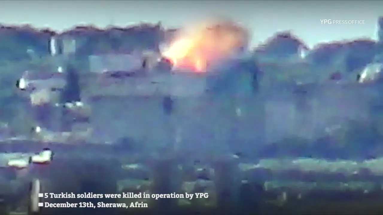 Elimination of 5 Turkish soldiers in Afrin