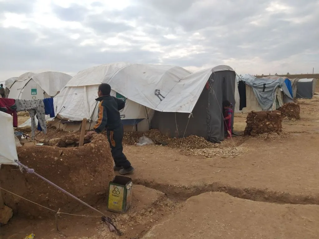 This is what displaced people do to improve their life in tents!