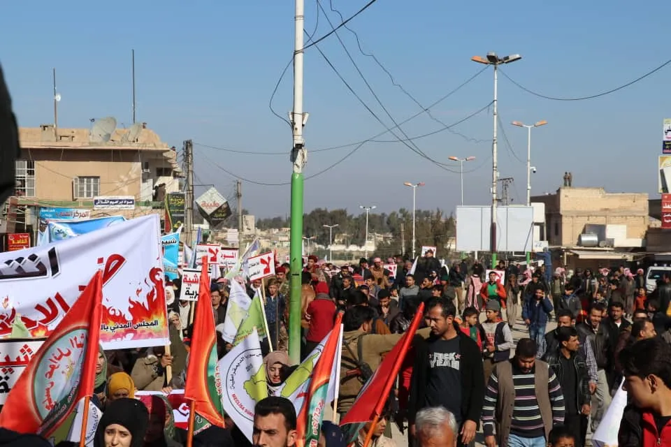 People of al-Tabqa: Turkey targets all components, with peoples' unification it will fail
